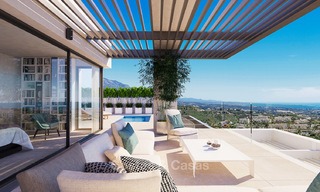 Exclusieve nieuwe luxe appartementen te koop, modern design en met uitzicht op zee, in Benahavis - Marbella 5090 