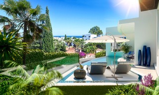 Nieuwe modern eigentijdse luxe villa te koop, met uitzicht op zee en de bergen, Nueva Andalucia, Marbella 5528 