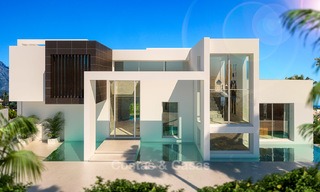 Nieuwe modern eigentijdse luxe villa te koop, met uitzicht op zee en de bergen, Nueva Andalucia, Marbella 5529 