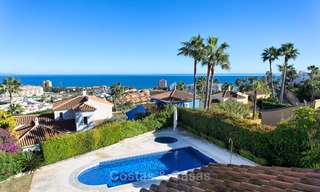 Ruime en aantrekkelijke gerenoveerde villa met zeezicht te koop, La Duquesa, Manilva, Costa del Sol 5553 