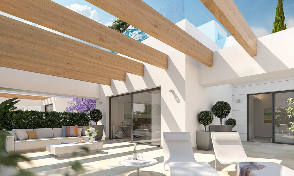 Instapklaar. Laatste villa! Aantrekkelijke luxe strandvilla's te koop, moderne stijl, San Pedro, Marbella 5622