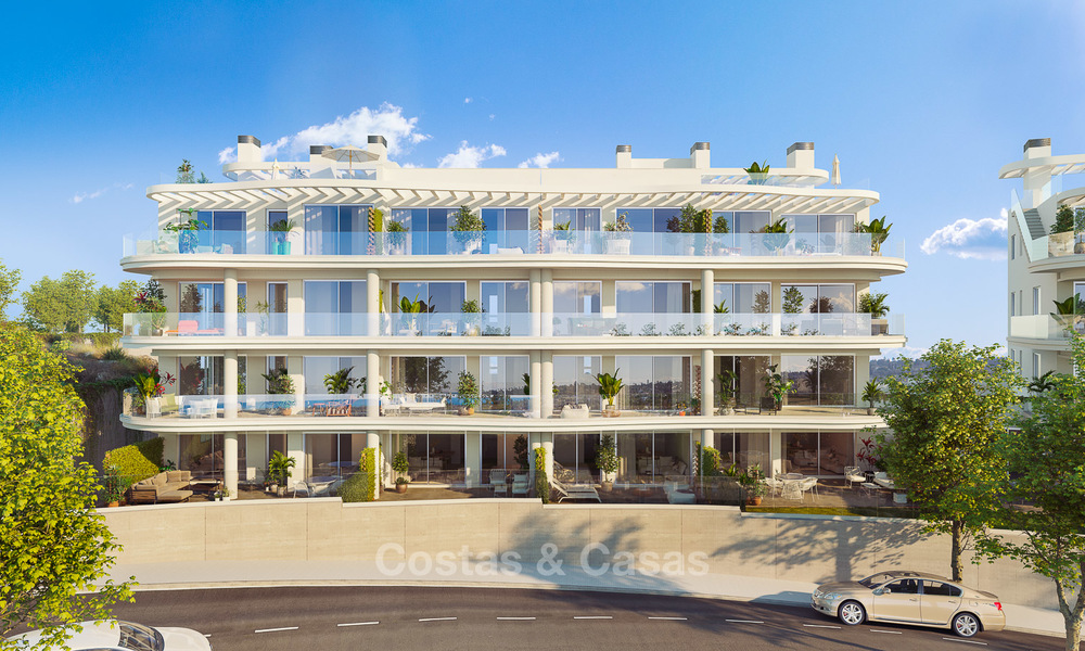 Moderne nieuwe luxe appartementen met panoramisch zeezicht te koop, Fuengirola, Costa del Sol 5671
