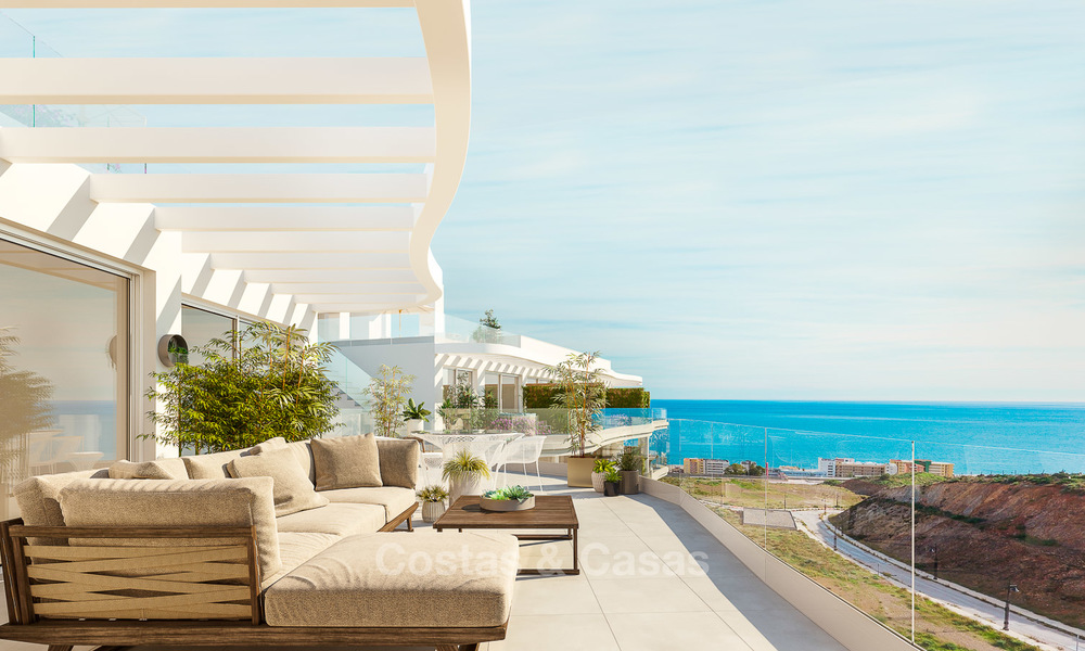 Moderne nieuwe luxe appartementen met panoramisch zeezicht te koop, Fuengirola, Costa del Sol 5673