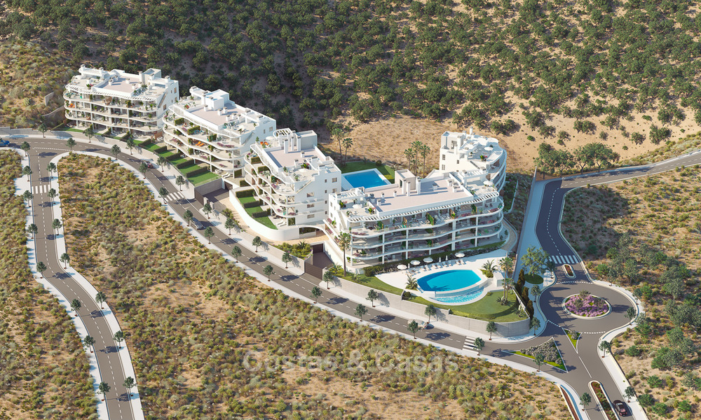 Moderne nieuwe luxe appartementen met panoramisch zeezicht te koop, Fuengirola, Costa del Sol 5674