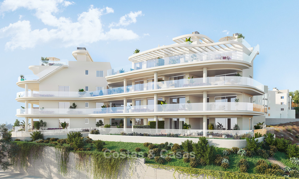 Moderne nieuwe luxe appartementen met panoramisch zeezicht te koop, Fuengirola, Costa del Sol 5675
