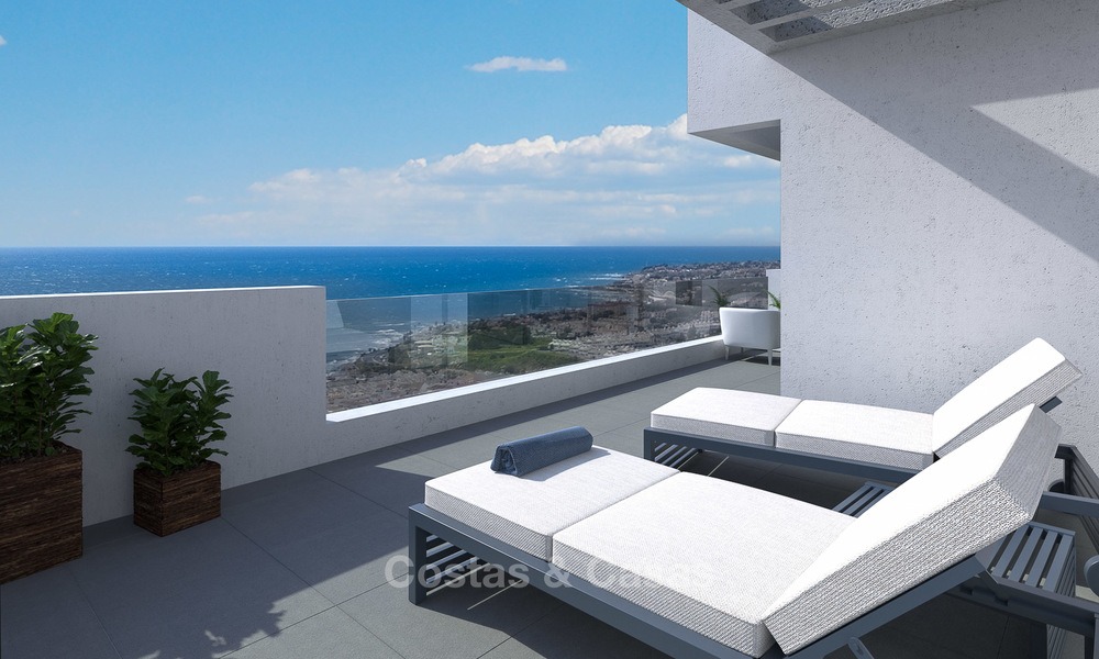 Nieuwe, moderne eerstelijn golf appartementen te koop, La Cala de Mijas, Costa del Sol 5697