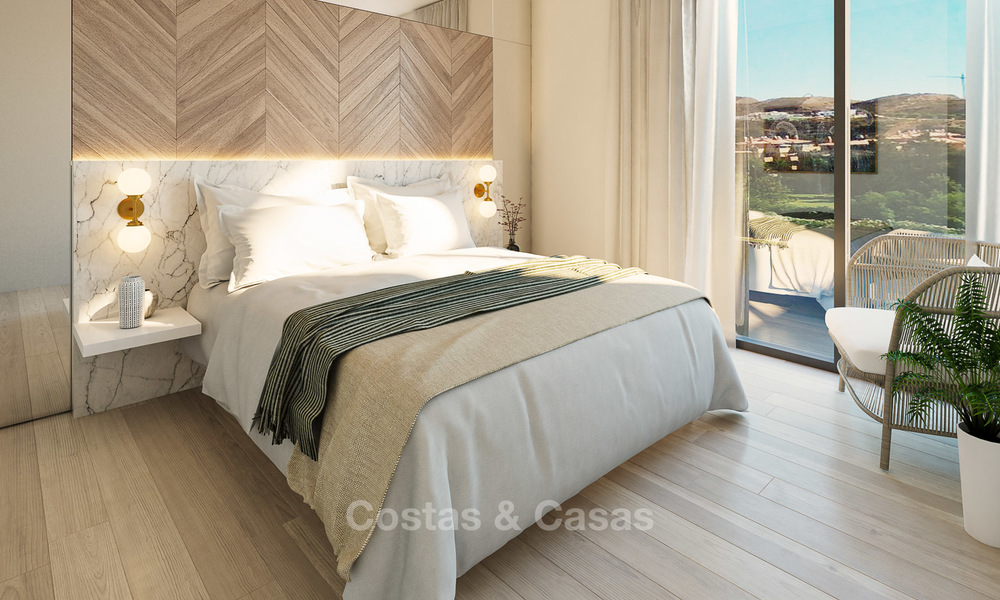 Nieuwe, moderne eerstelijn golf appartementen te koop, La Cala de Mijas, Costa del Sol 5699