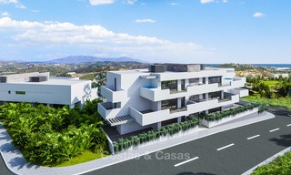 Nieuwe, moderne eerstelijn golf appartementen te koop, La Cala de Mijas, Costa del Sol 5700 