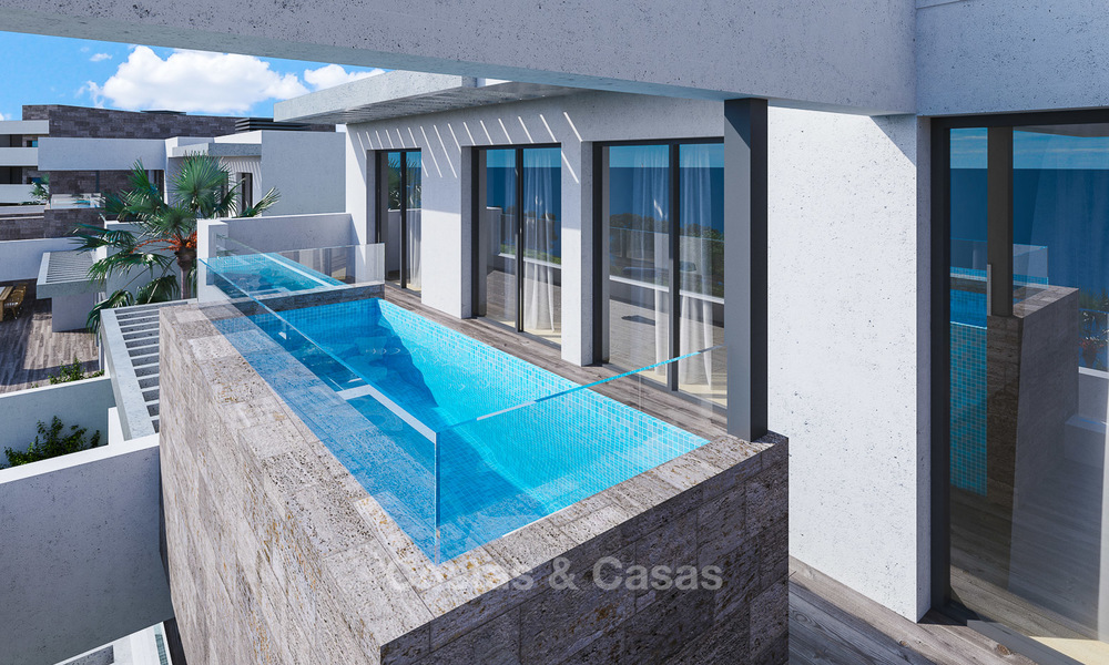 Nieuwe, moderne eerstelijn golf appartementen te koop, La Cala de Mijas, Costa del Sol 5702