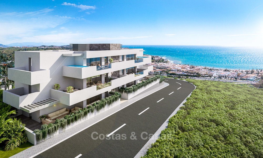 Nieuwe, moderne eerstelijn golf appartementen te koop, La Cala de Mijas, Costa del Sol 5704