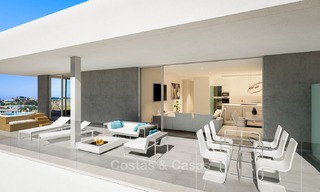 Zonnige en moderne luxe appartementen te koop, met onbelemmerd uitzicht op zee, Fuengirola, Costa del Sol 5839 