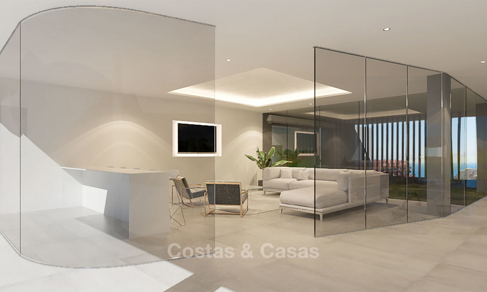 Zonnige en moderne luxe appartementen te koop, met onbelemmerd uitzicht op zee, Fuengirola, Costa del Sol 5845