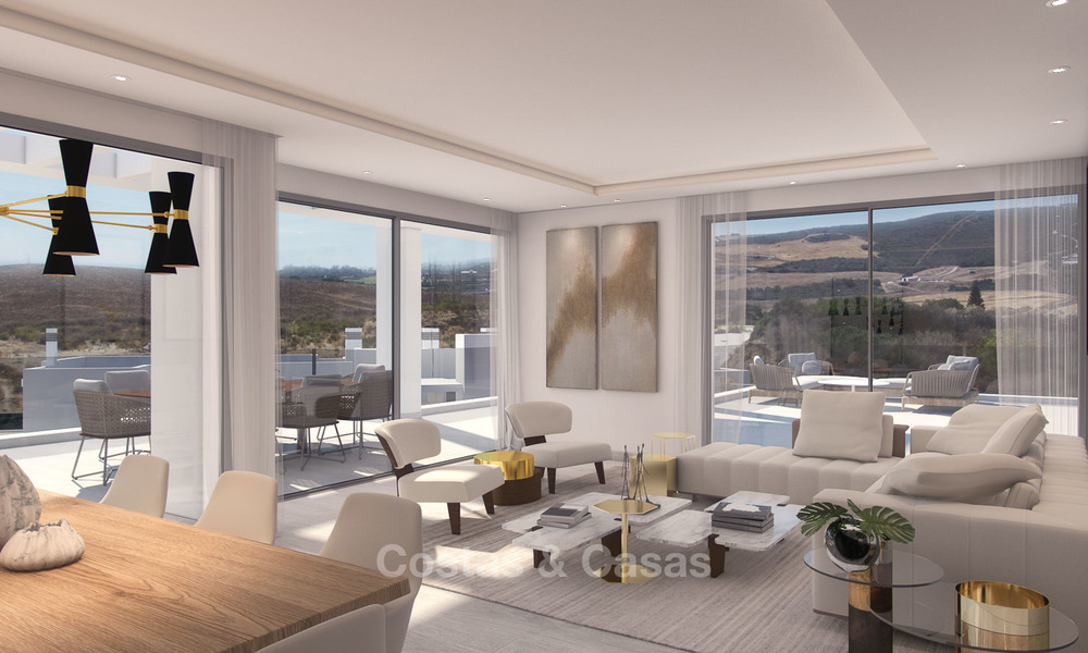 Moderne luxe appartementen te koop, in een exclusief complex met privé lagune, Casares, Costa del Sol 5920