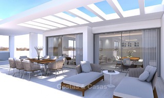 Moderne luxe appartementen te koop, in een exclusief complex met privé lagune, Casares, Costa del Sol 5924 
