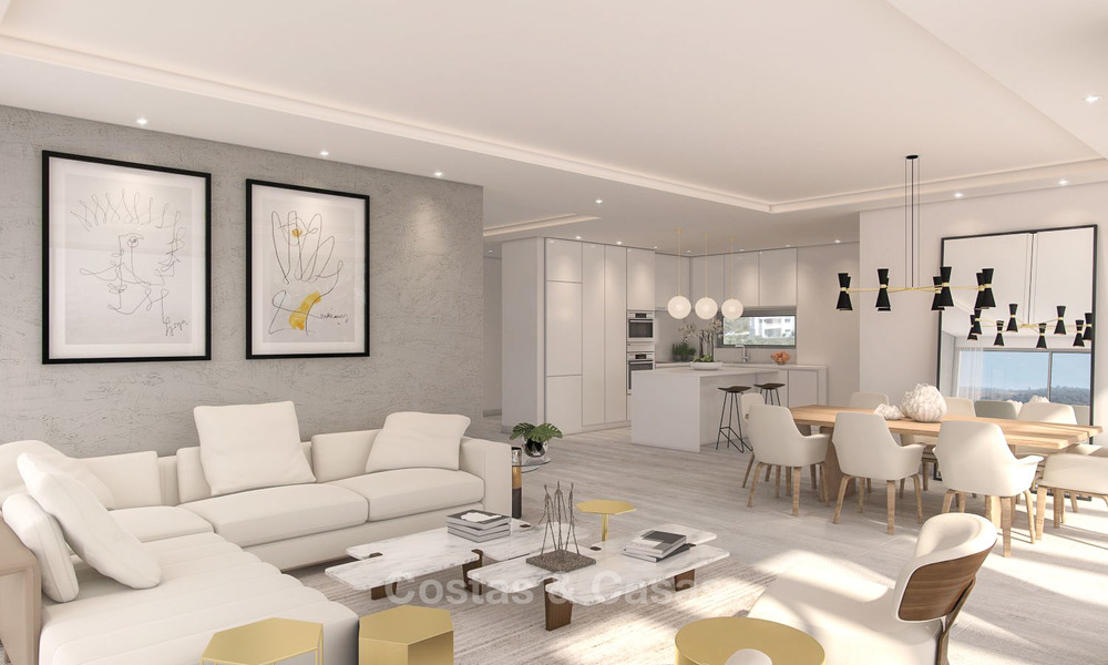 Moderne luxe appartementen te koop, in een exclusief complex met privé lagune, Casares, Costa del Sol 5930