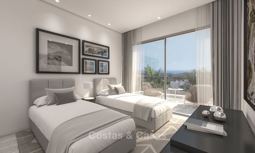 Moderne luxe appartementen te koop, in een exclusief complex met privé lagune, Casares, Costa del Sol 5931