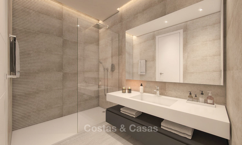 Moderne luxe appartementen te koop, in een exclusief complex met privé lagune, Casares, Costa del Sol 5933