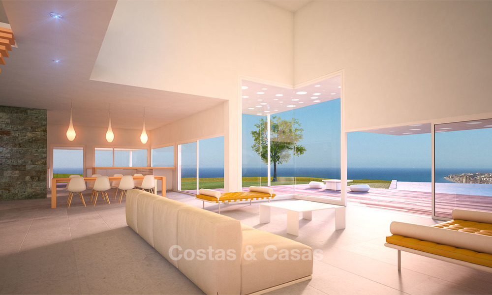 Unieke en exclusieve avant-garde villa te koop, met panoramisch zeezicht, Benalmadena, Costa del Sol 6092