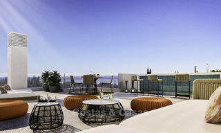 Aantrekkelijke nieuwe appartementen met een prachtig uitzicht op zee te koop, Marbella. Opgeleverd! 19188 