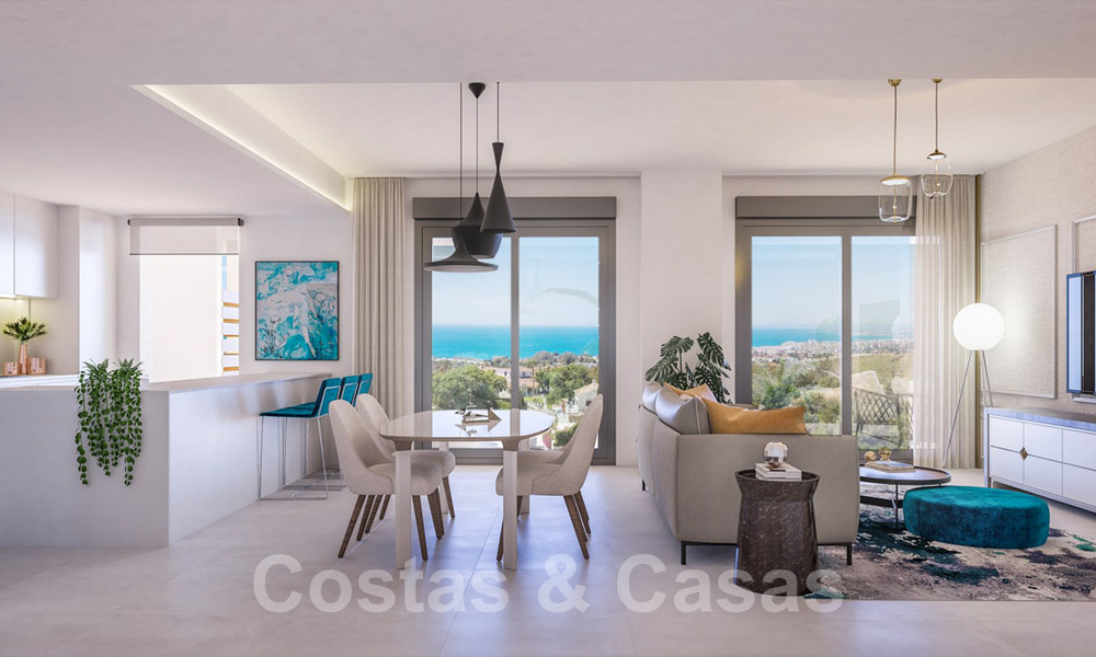 Nieuwe passiefbouw appartementen in een 5-sterren boutique resort te koop in Marbella met schitterend zeezicht 29178