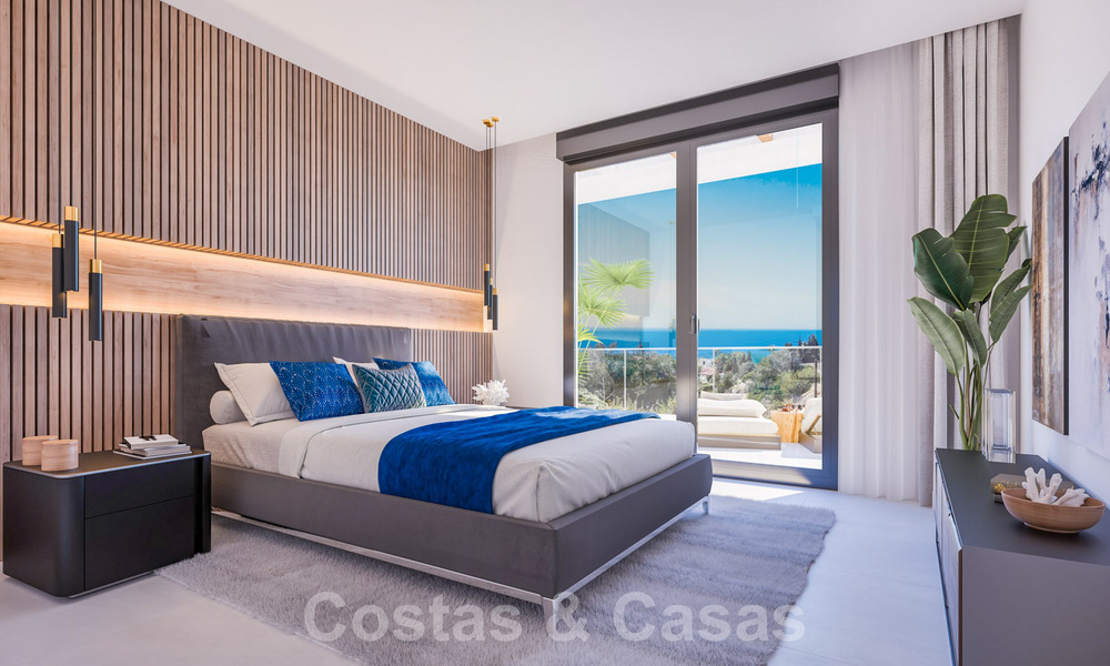 Nieuwe passiefbouw appartementen in een 5-sterren boutique resort te koop in Marbella met schitterend zeezicht 29182