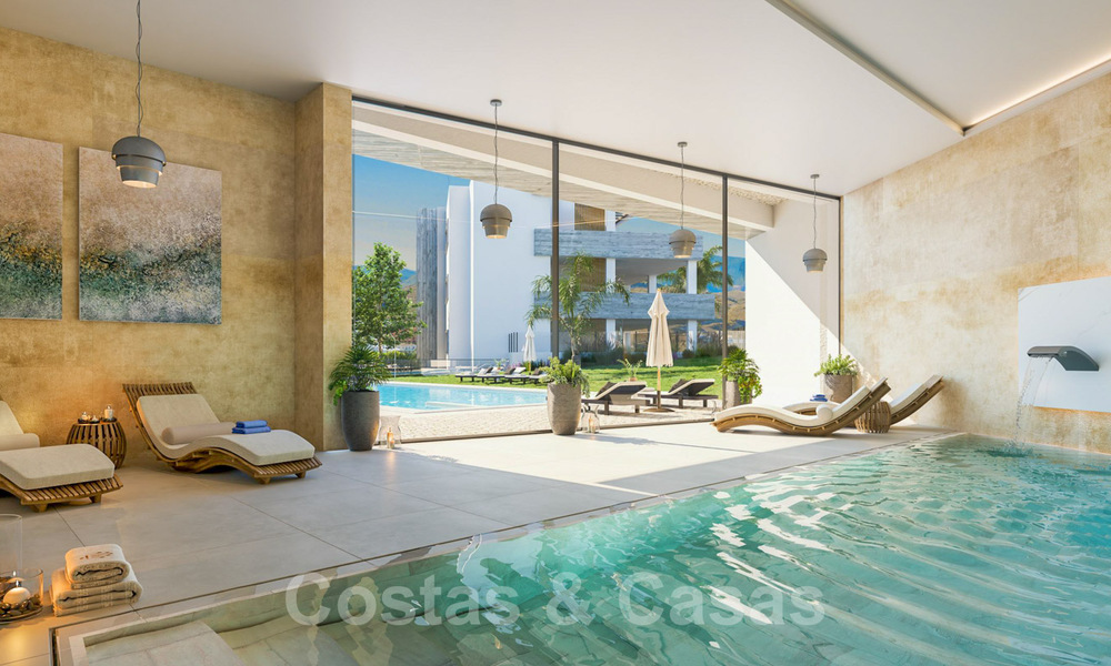 Nieuwe passiefbouw appartementen in een 5-sterren boutique resort te koop in Marbella met schitterend zeezicht 29183