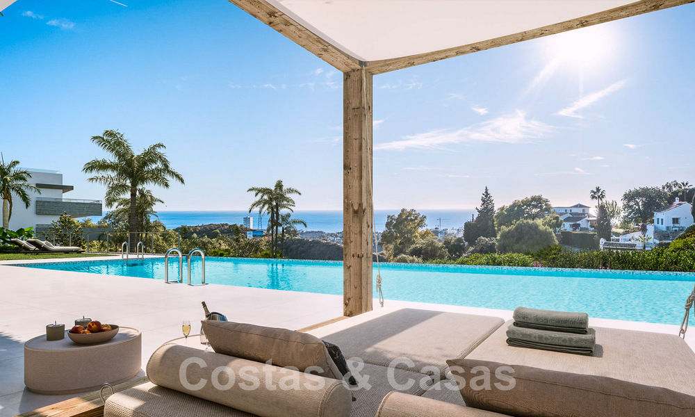 Nieuwe passiefbouw appartementen in een 5-sterren boutique resort te koop in Marbella met schitterend zeezicht 51381