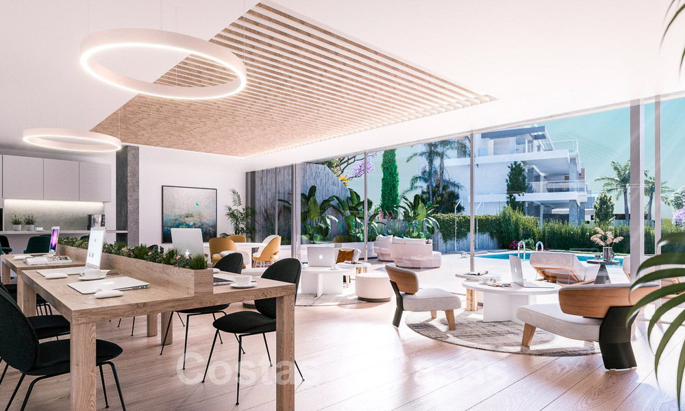Nieuwe passiefbouw appartementen in een 5-sterren boutique resort te koop in Marbella met schitterend zeezicht 51386