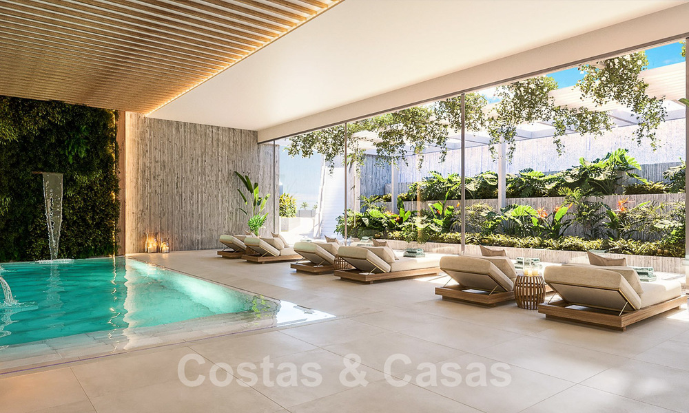 Nieuwe passiefbouw appartementen in een 5-sterren boutique resort te koop in Marbella met schitterend zeezicht 51394