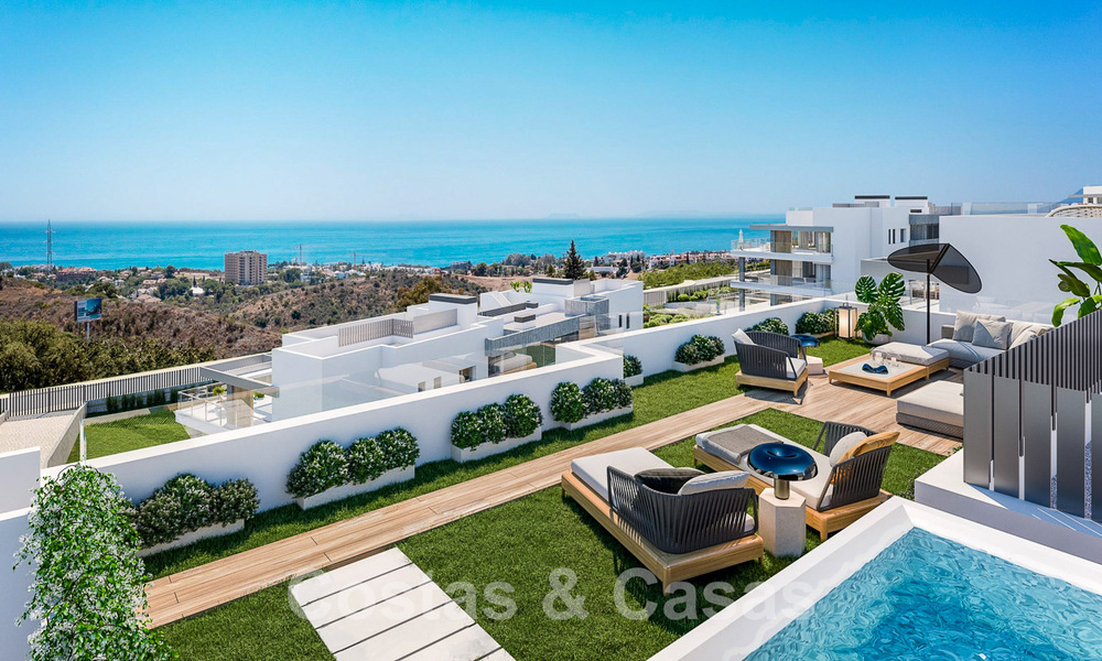 Nieuwe passiefbouw appartementen in een 5-sterren boutique resort te koop in Marbella met schitterend zeezicht 51397