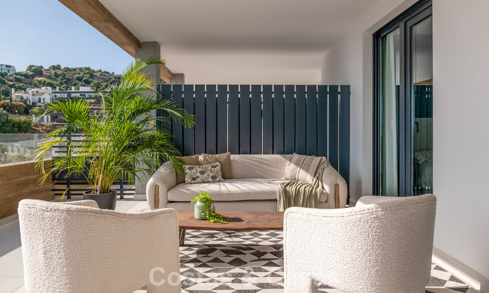 Nieuwe appartementen in een 5-sterren boutique resort te koop in Marbella met schitterend zeezicht 802786