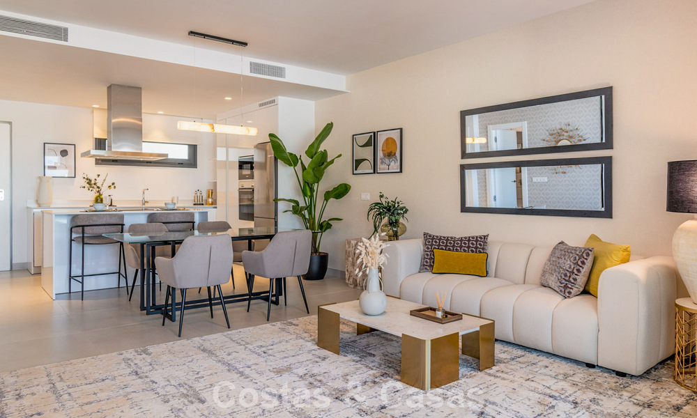 Nieuwe appartementen in een 5-sterren boutique resort te koop in Marbella met schitterend zeezicht 802787