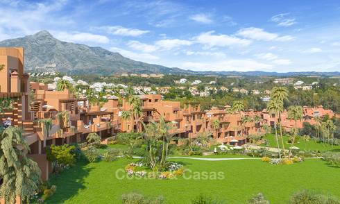 Charmante nieuwe appartementen in Andalusische stijl te koop, Golf Valley, Nueva Andalucia, Marbella 6210