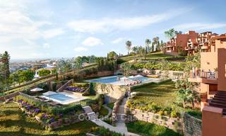 Charmante nieuwe appartementen in Andalusische stijl te koop, Golf Valley, Nueva Andalucia, Marbella 6211 