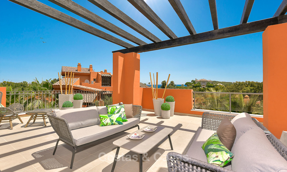 Charmante nieuwe appartementen in Andalusische stijl te koop, Golf Valley, Nueva Andalucia, Marbella 6222