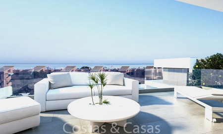 Prijsgunstige nieuwe eigentijdse villa's te koop, op loopafstand van het strand, Manilva, Costa del Sol 6283