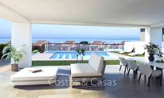Prijsgunstige nieuwe eigentijdse villa's te koop, op loopafstand van het strand, Manilva, Costa del Sol 6284 
