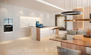 Nieuwe eigentijdse luxe appartementen te koop, met een uitzonderlijk uitzicht op zee, golf en bergen, Benahavis - Marbella. Laatste units. 31065 