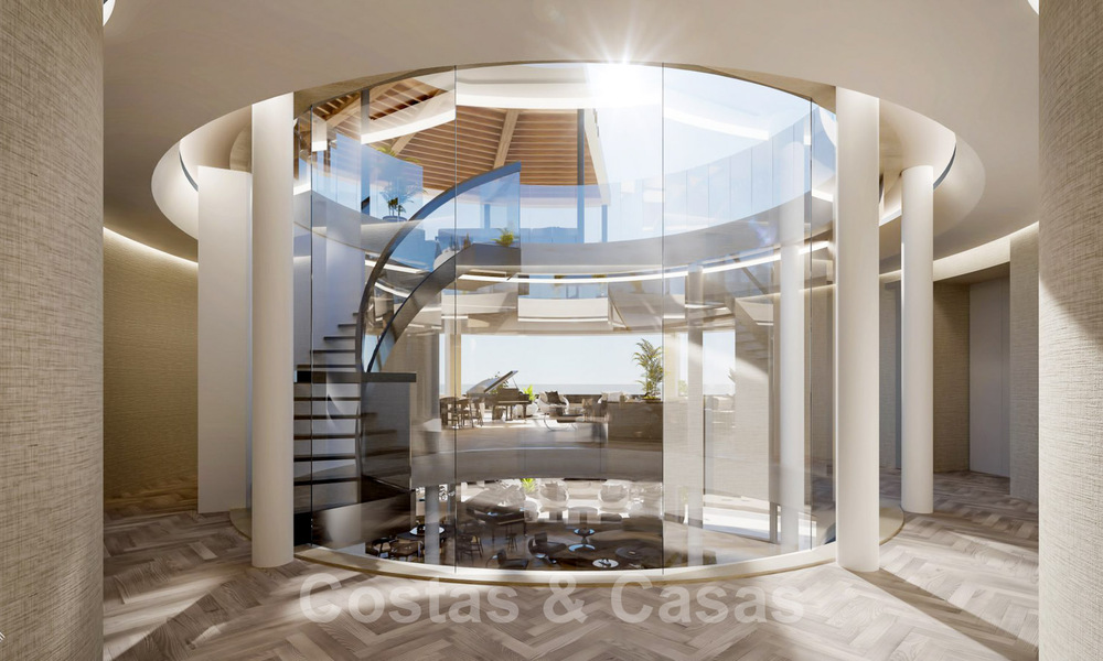 Nieuwe eigentijdse luxe appartementen te koop, met een uitzonderlijk uitzicht op zee, golf en bergen, Benahavis - Marbella. Laatste units. 31079