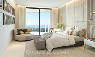 Nieuwe eigentijdse luxe appartementen te koop, met een uitzonderlijk uitzicht op zee, golf en bergen, Benahavis - Marbella. Laatste units. 31097 