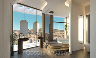 Nieuwe eigentijdse luxe appartementen te koop, met een uitzonderlijk uitzicht op zee, golf en bergen, Benahavis - Marbella. Laatste units. 31102 