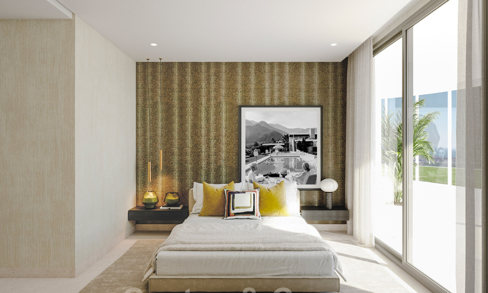 Nieuwe eigentijdse luxe appartementen te koop, met een uitzonderlijk uitzicht op zee, golf en bergen, Benahavis - Marbella. Laatste units. 37286