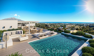 Nieuwe eigentijdse luxe appartementen te koop, met een uitzonderlijk uitzicht op zee, golf en bergen, Benahavis - Marbella. Laatste units. 37298 