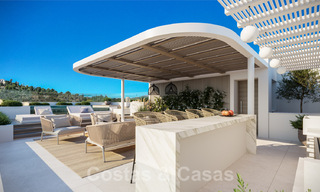 Prachtige nieuwe eigentijdse luxe appartementen te koop, met een uitzonderlijk uitzicht op zee, golf en bergen, Benahavis - Marbella 37299 
