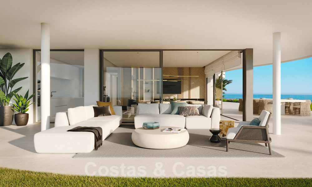 Prachtige nieuwe eigentijdse luxe appartementen te koop, met een uitzonderlijk uitzicht op zee, golf en bergen, Benahavis - Marbella 37304