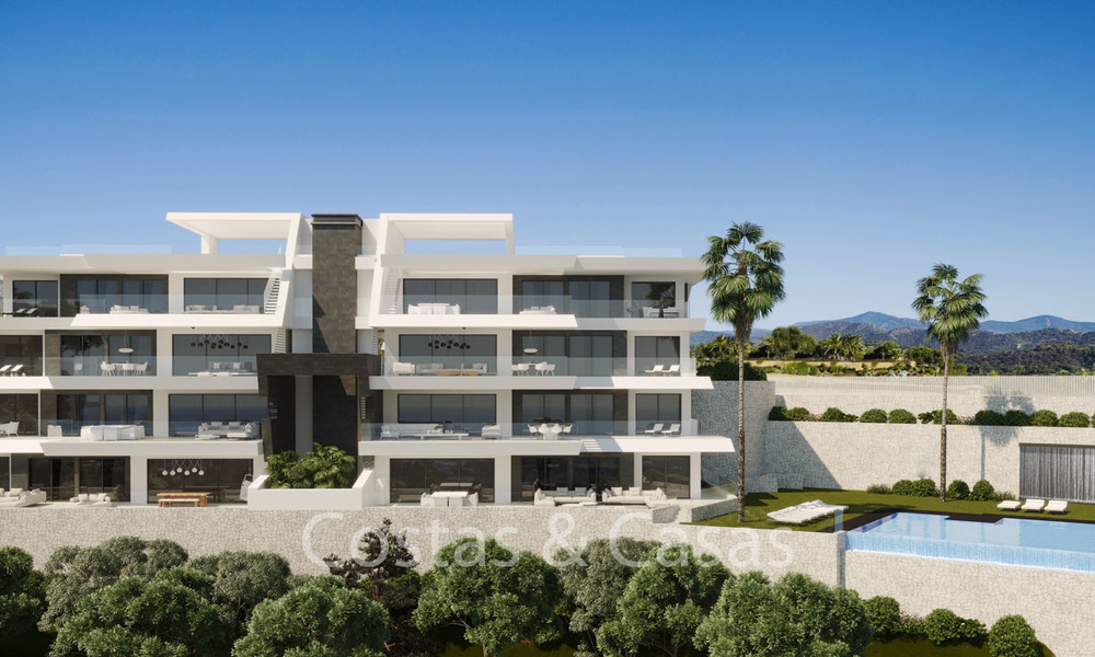 Prachtige nieuwe luxe appartementen te koop, met panoramisch zeezicht, Benahavis - Marbella 6472