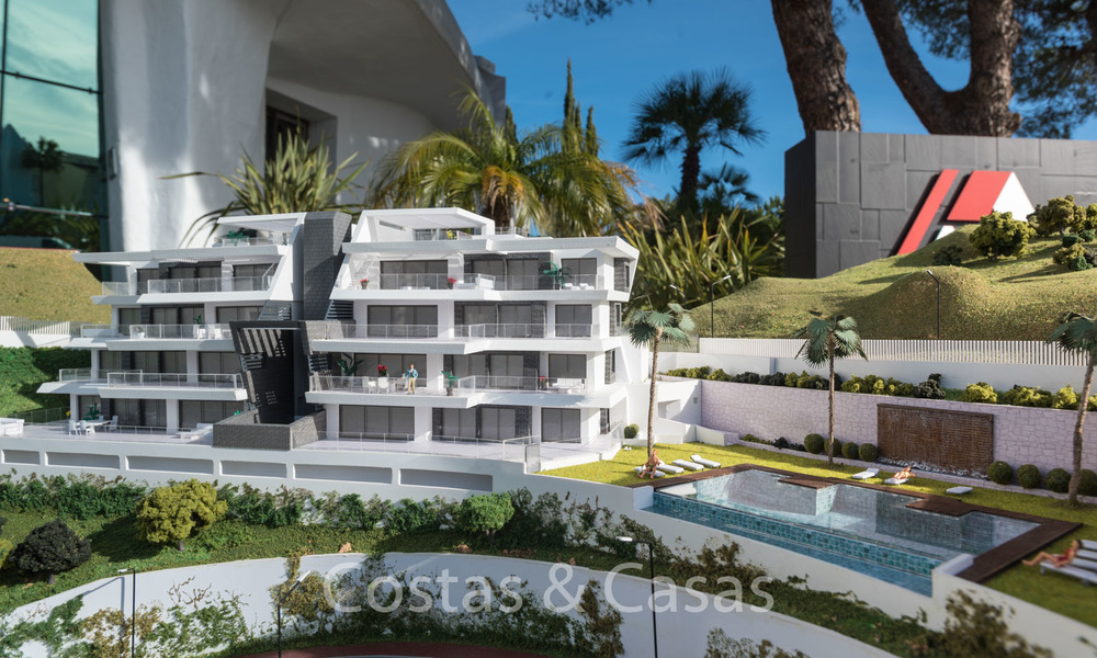 Prachtige nieuwe luxe appartementen te koop, met panoramisch zeezicht, Benahavis - Marbella 6474