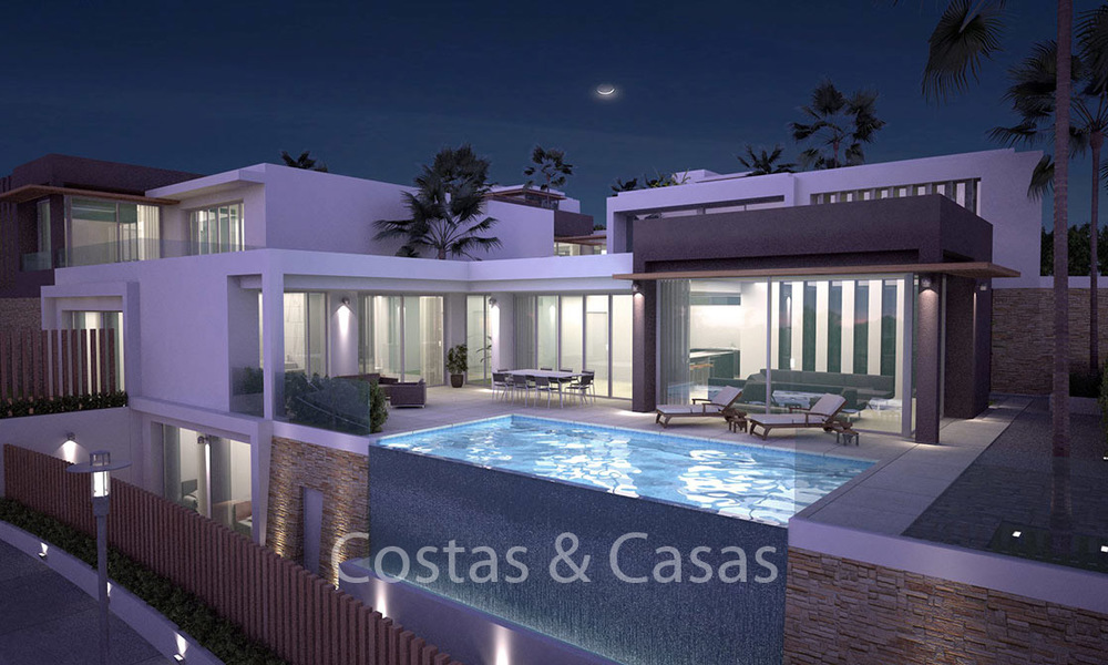 Charmante luxe design villa's met uitzicht op zee, bergen en golf te koop, Riviera del Sol, Mijas, Costa del Sol 6504