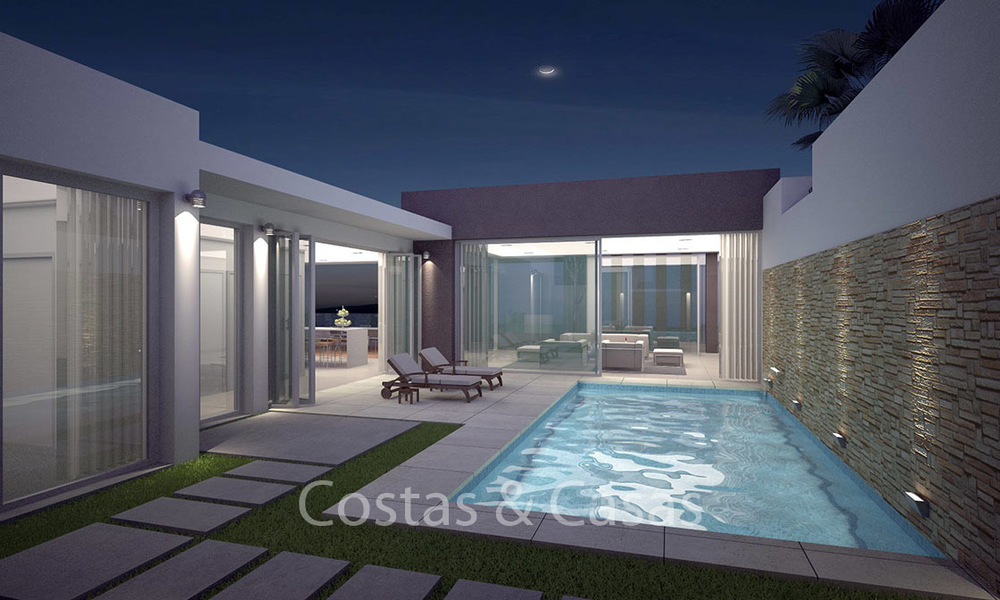 Charmante luxe design villa's met uitzicht op zee, bergen en golf te koop, Riviera del Sol, Mijas, Costa del Sol 6507