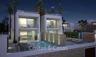 Charmante luxe design villa's met uitzicht op zee, bergen en golf te koop, Riviera del Sol, Mijas, Costa del Sol 6511 